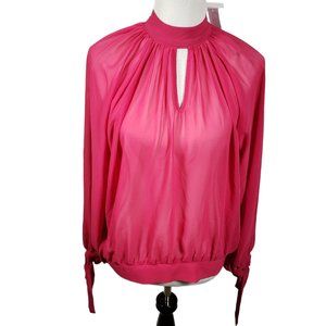 7th Avenue NY&C Women's size Medium Sheer Pink Top NWT